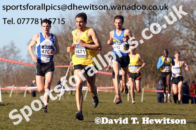 Senior mens Inter Counties Cross Country,  Cofton Park, Birmingham. Photo: David T. Hewitson/Sports for All Pics